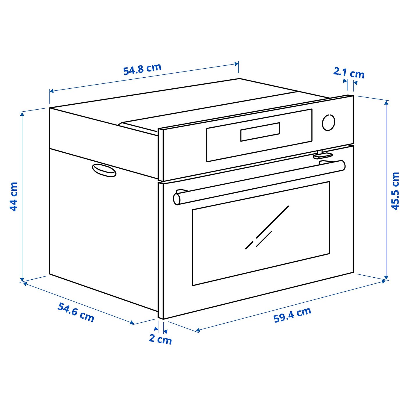 KULINARISK Horno de vapor, ac inox - IKEA