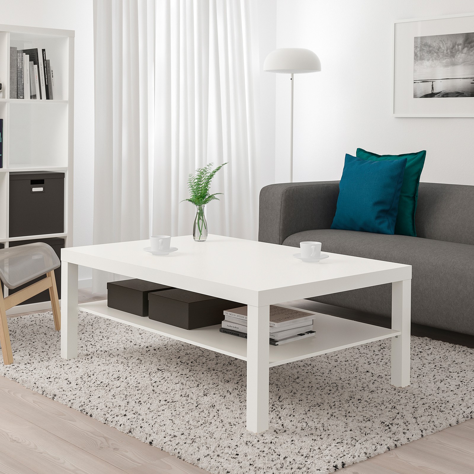 LACK Mesa de centro, blanco, 118x78 cm IKEA