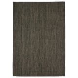 LANDBANA: verde oscuro, rectangular, alfombra de yute natural, de tejido plano, cálida, rústica.