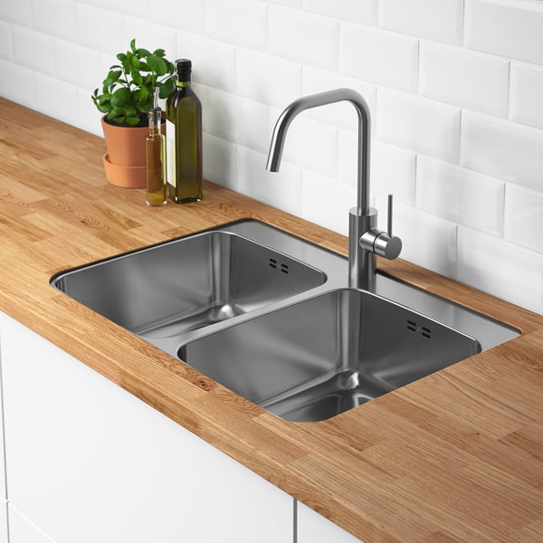 fregadero 2 senos inox