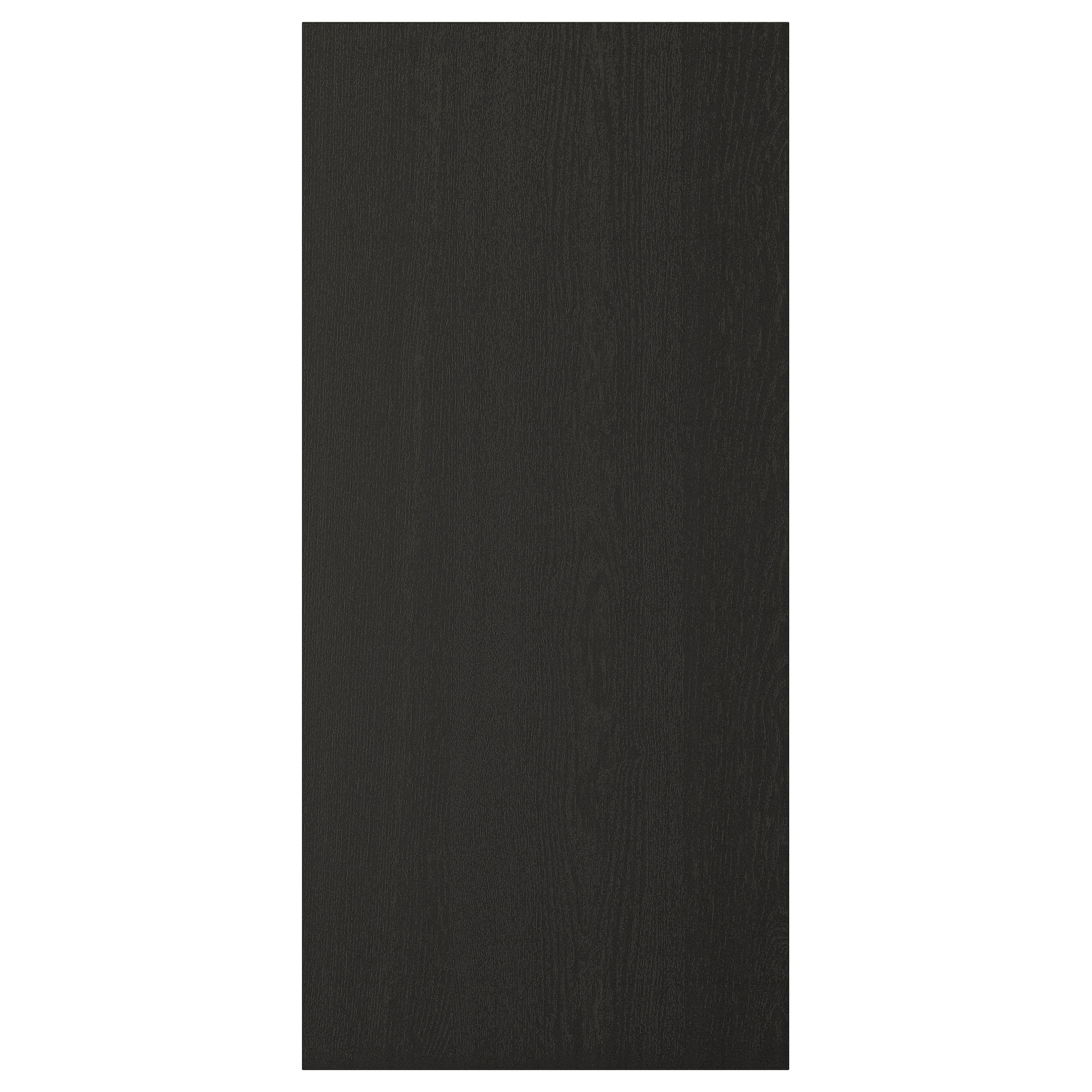 LERHYTTAN puerta de cocina negra, de madera, rectangular, estilo tradicional