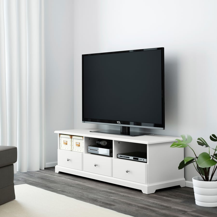 LIATORP Mueble TV, blanco, 145x49x45 cm IKEA