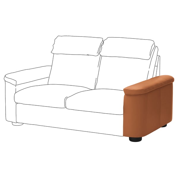 LIDHULT Reposabrazos, Grann/Bomstad marrón dorado - IKEA