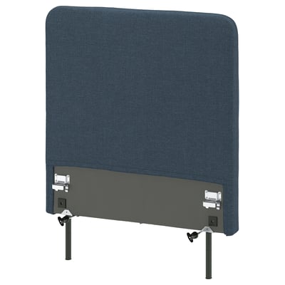 LJUSFJÄLLET Cabecero, incluye pata/Kilanda azul oscuro, 90 cm