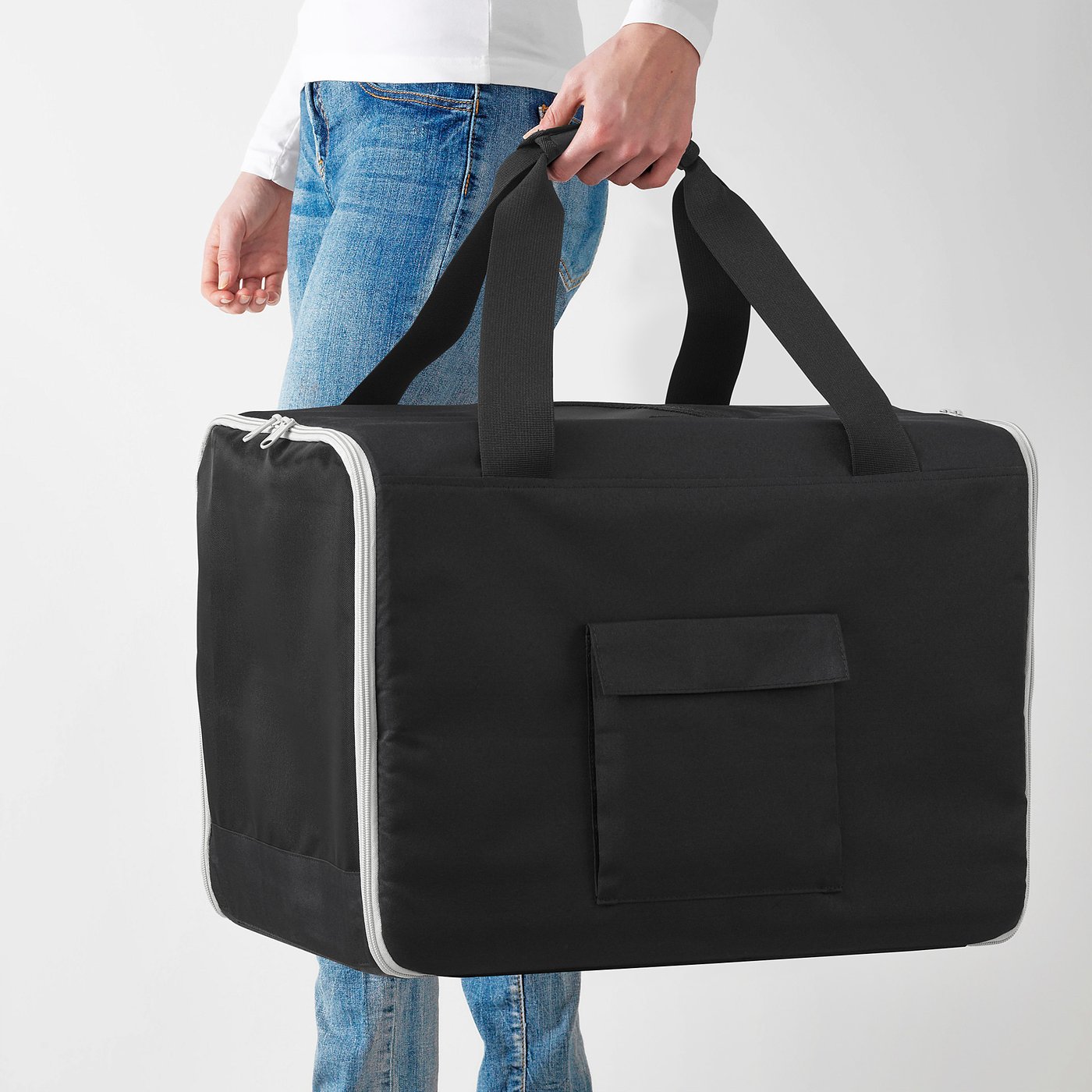 LURVIG Bolsa viaje mascota, negro, gris - IKEA