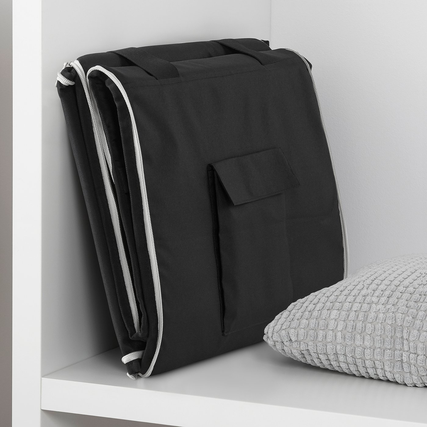 LURVIG Bolsa viaje mascota, negro, gris - IKEA