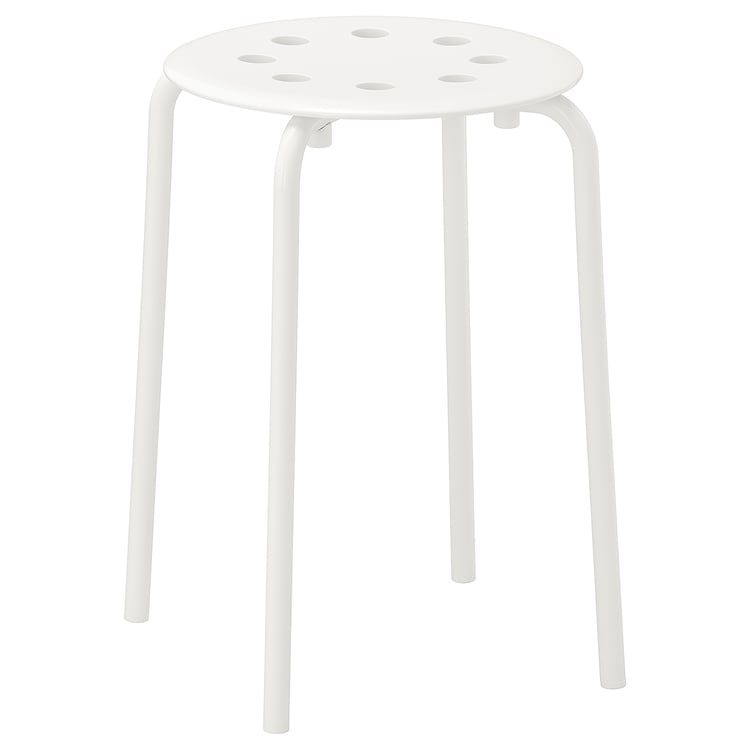 MARIUS taburete, blanco, 45 cm IKEA