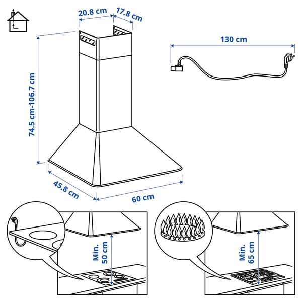 MATTRADITION Horno microondas, negro - IKEA