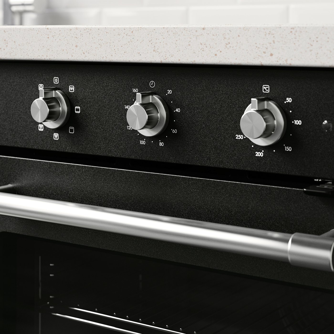 MATTRADITION Horno de aire forzado, negro - IKEA