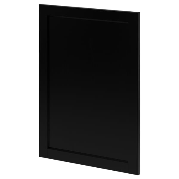 LERHYTTAN Frente para lavavajillas, tinte negro - IKEA