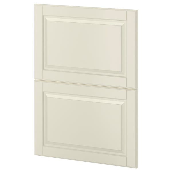 Puerta de cocina METOD, blanco roto, bordes biselados, rectangular.