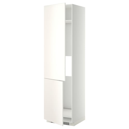 Mueble de cocina METOD blanco con estantes ajustables y puerta reversible.