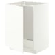 METOD Armario bajo para fregadero, blanco/Aspudden blanco mate, 60x60 cm