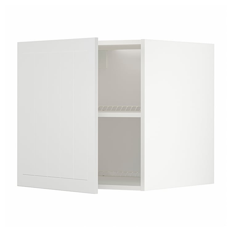 METOD Armario para encima del frigorífico - blanco/Stensund blanco - IKEA