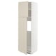 Mueble de cocina METOD, beige, alto, cuadrado, minimalista.