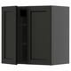 Mueble de cocina METOD gris de ikea, abierto con estante ajustable.
