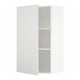 Un mueble de pared de cocina METOD blanco con una sola puerta y estantes interiores. El armario es rectangular y tiene un diseño moderno.