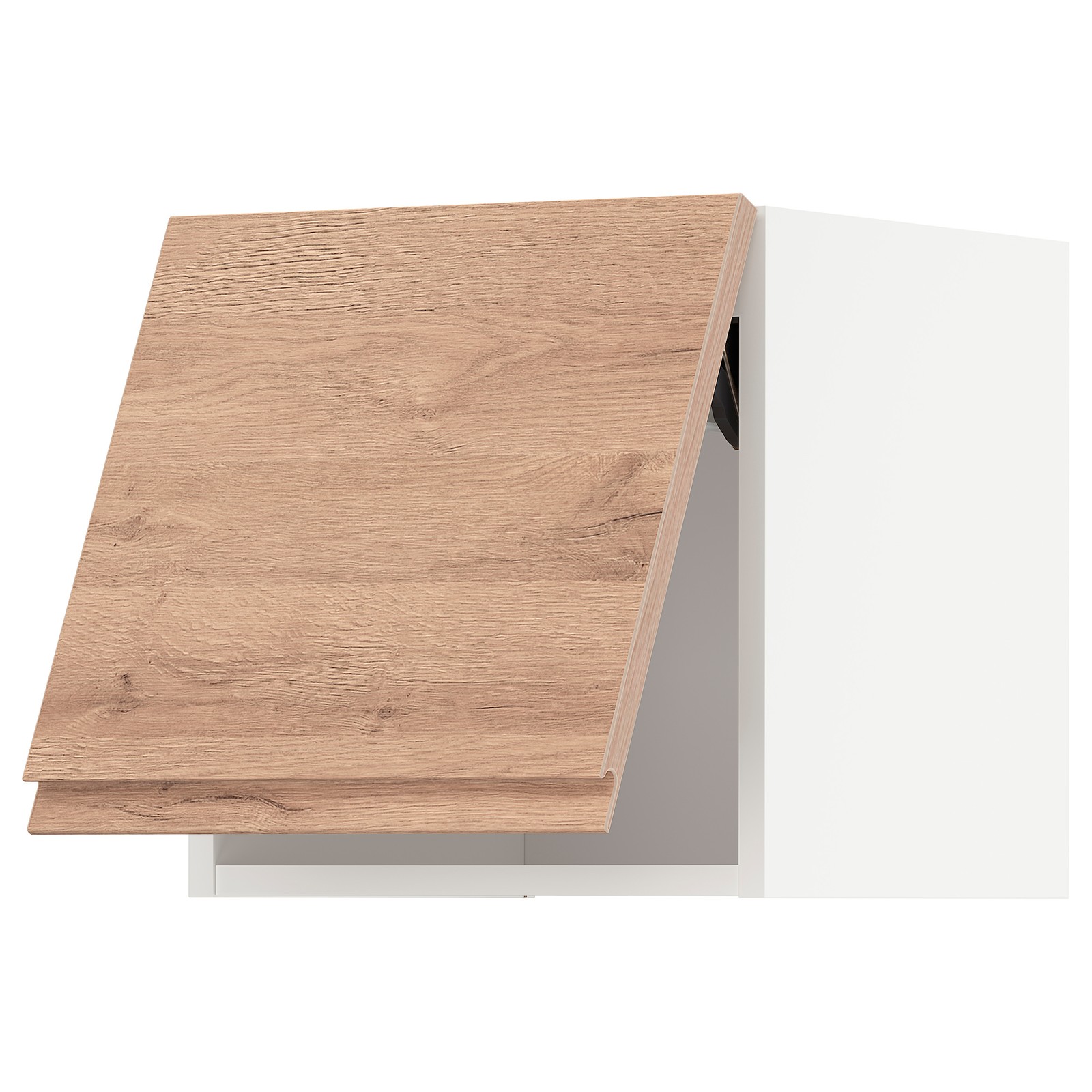 METOD Armario pared horizontal - blanco/Voxtorp efecto roble - IKEA