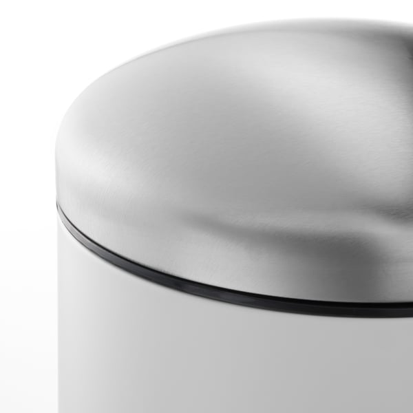 MJÖSA Cubo basura pedal, blanco, 12 l IKEA