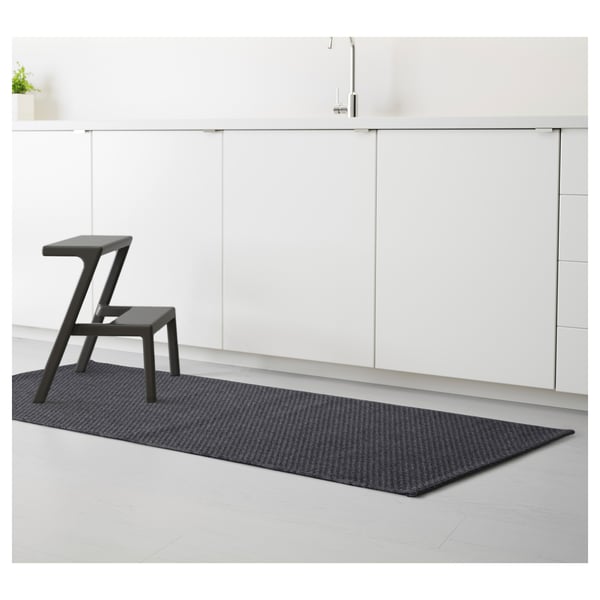 MORUM Alfombra int/exterior int/ext gris oscuro IKEA