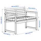 Ilustración con medidas del producto: NÄMMARÖ.