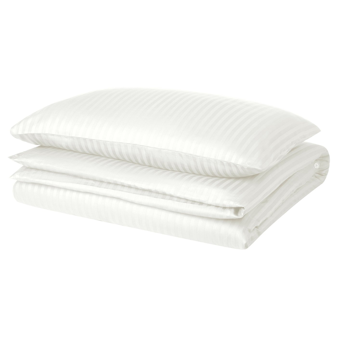 NATTJASMIN Funda nórdica con funda de almohada - blanco 150x200/50x60 cm