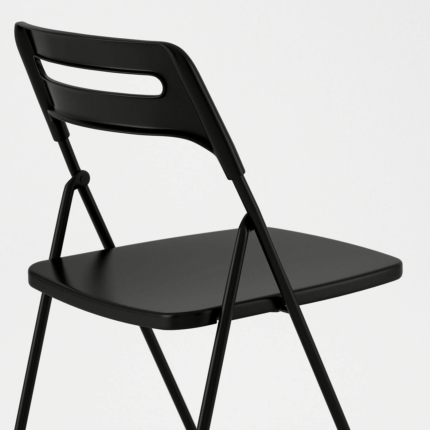 NISSE Silla plegable, negro IKEA