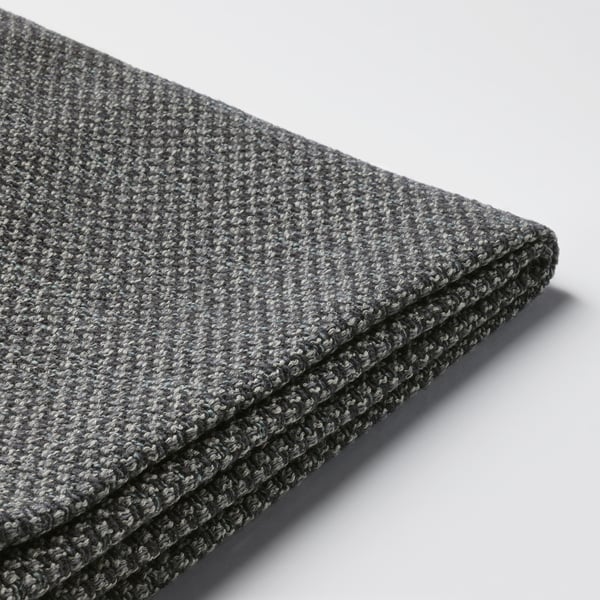 NOCKEBY Funda para sofá de 3 plazas con chaiselongue izda Lejde gris