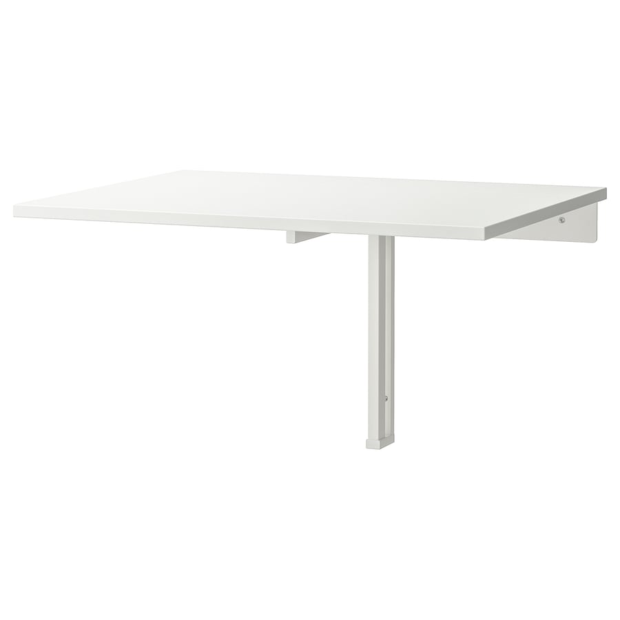 NORBERG Mesa plegable de pared, blanco - IKEA