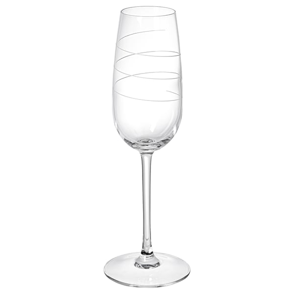 Elegante copa de vino cristalino transparente, elegante y esbelta, con un elegante diseño de remolino.