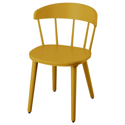 OMTÄNKSAM Silla, amarillo - IKEA
