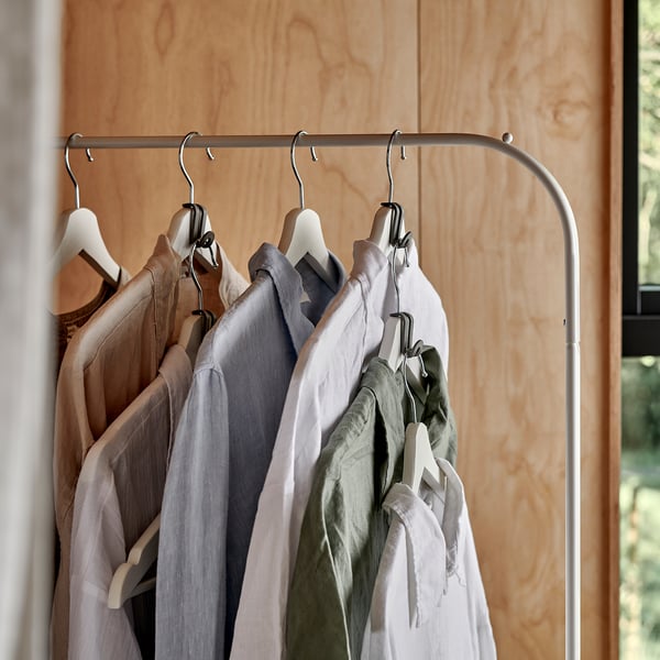 OMTRENT gancho para perchas, gris IKEA