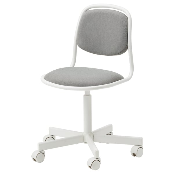 Silla de escritorio infantil, gris claro -