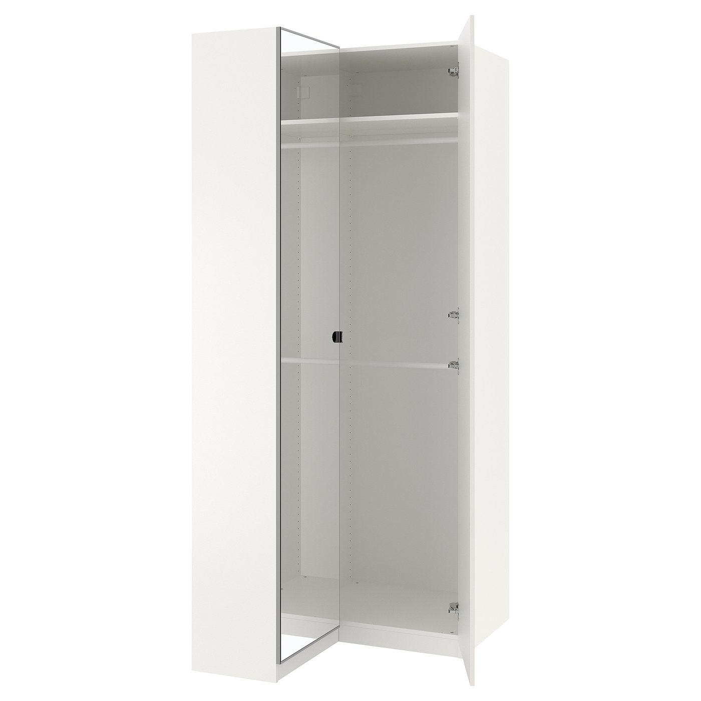 PAX Armario esquinero, blanco, Fardal Vikedal, 111/88x236 cm IKEA