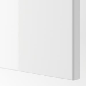 PAX Armario esquinero, blanco, Fardal Vikedal, 111/88x236 cm - IKEA