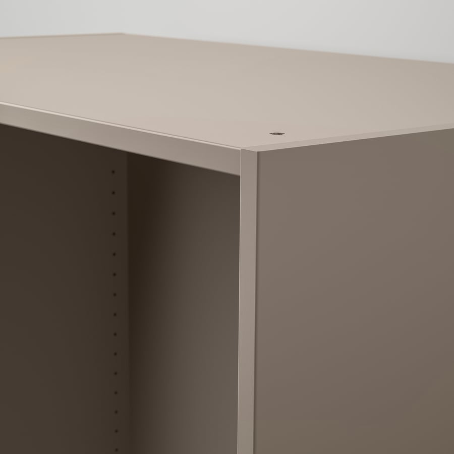 PAX estructura armario, beige grisáceo, 100x58x236 cm IKEA