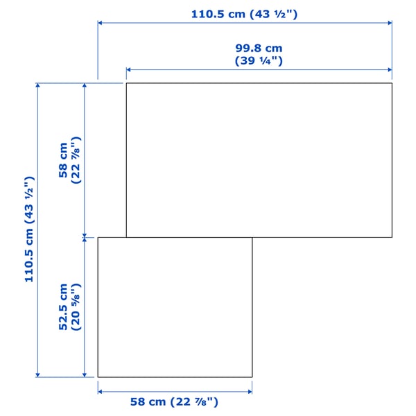 PAX armario esquinero, blanco, 210/160x201 cm - IKEA