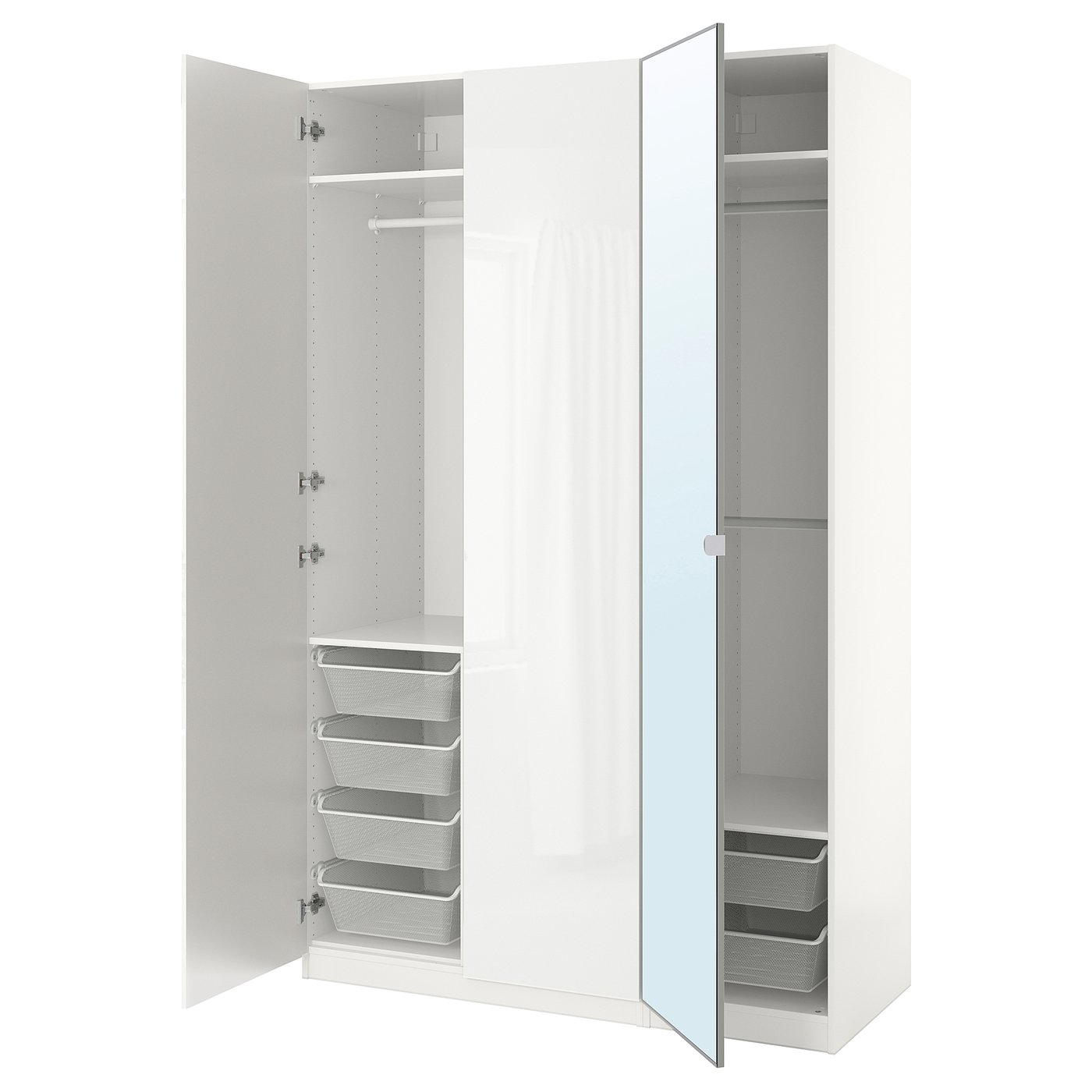 PAX Armario, blanco, Fardal Vikedal, 150x60x236 cm - IKEA