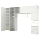 IKEA PLATSA Armario puertas cajones blanco/Fonnes blanco