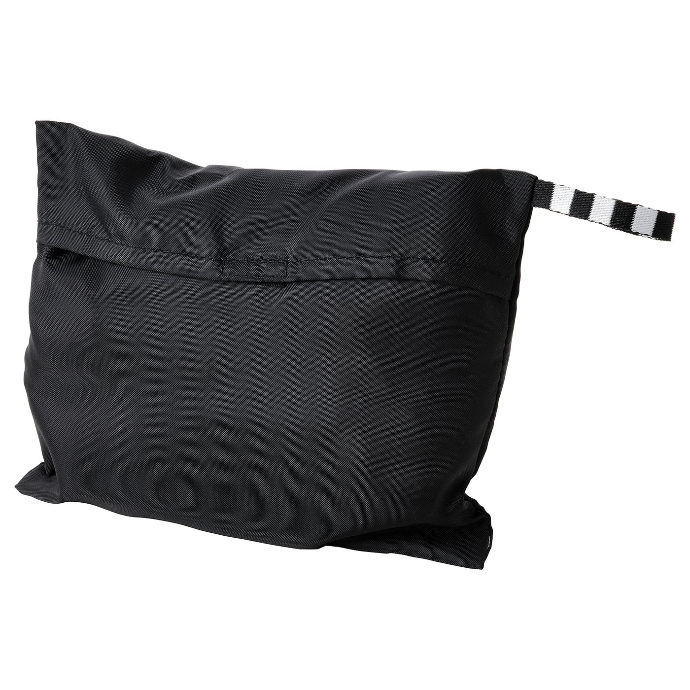 RÄCKLA Bolso, plegable, negro, 75x45 cm/55 l - IKEA