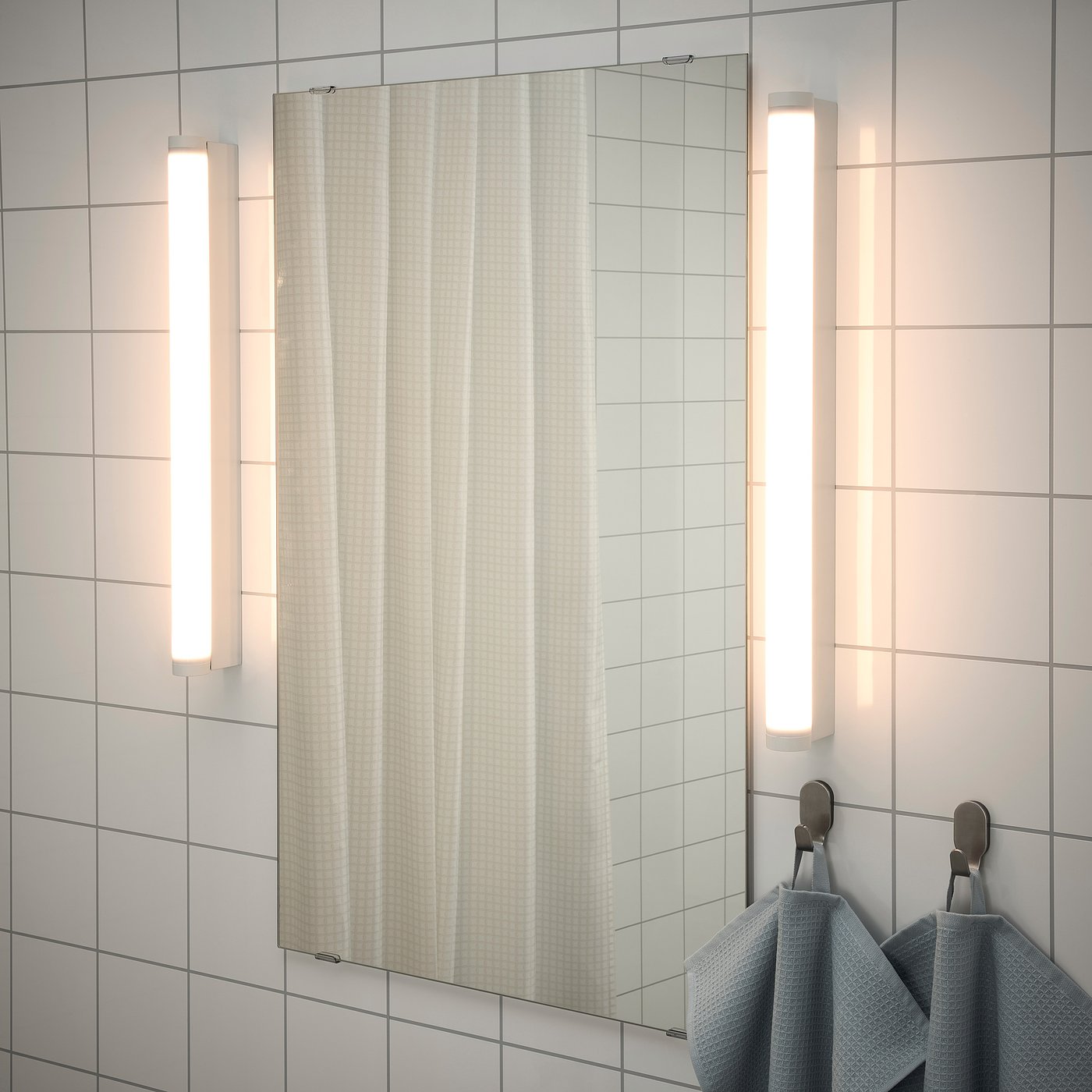 raksta lampara led pared espejo blanco 60 cm