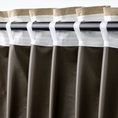 Cortinas De Tul Con Diseño De Metope Gris Para Sala De Tar, Telas De Panel Ciego Semiopacas