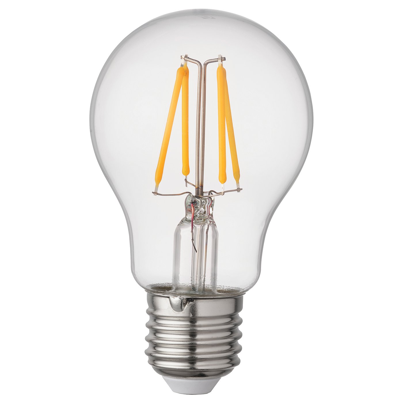 ryet bombilla led e27 470 lumenes forma de globo transparente