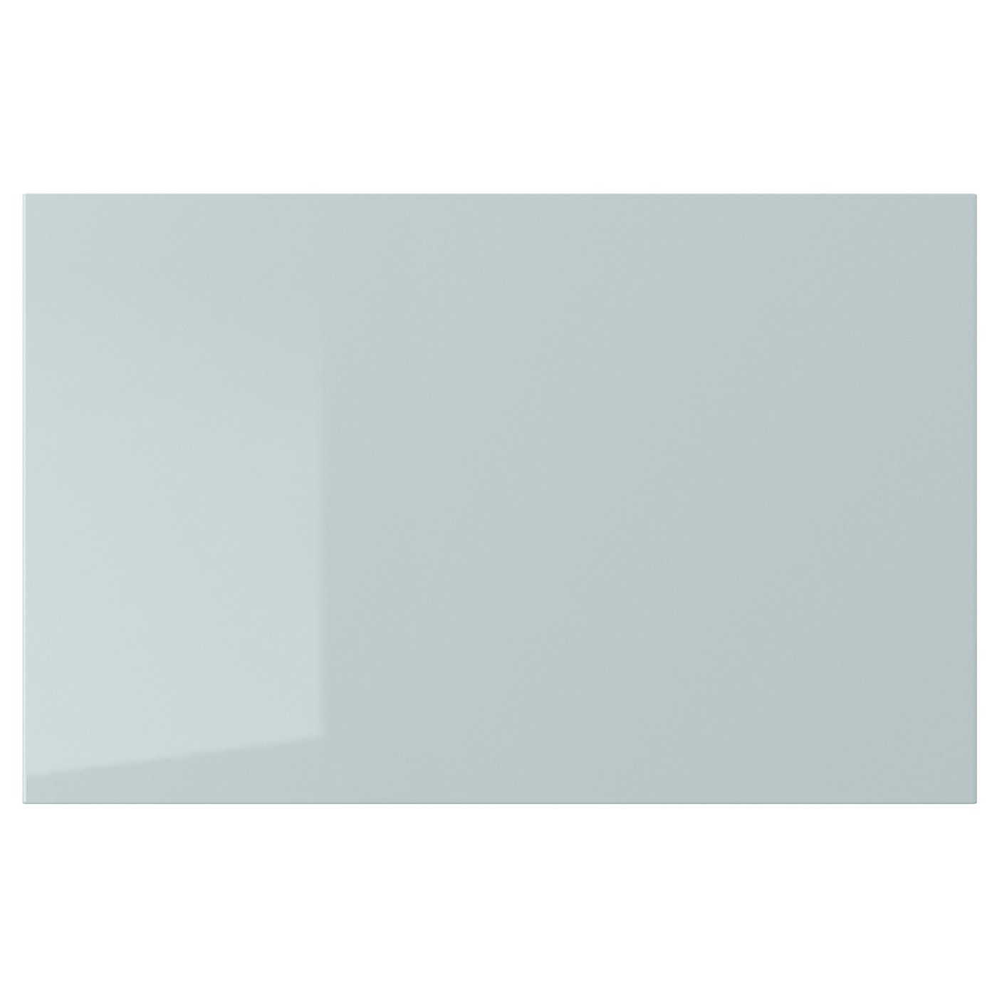 SELSVIKEN Puerta/frente de cajón, alto brillo azul grisáceo claro