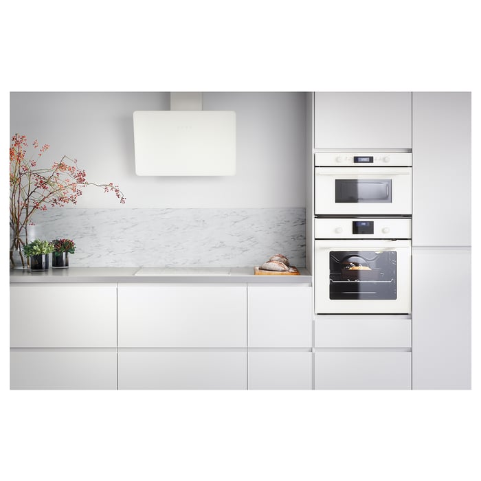 SIBBARP Panel de pared, blanco efecto mármol, laminado - IKEA