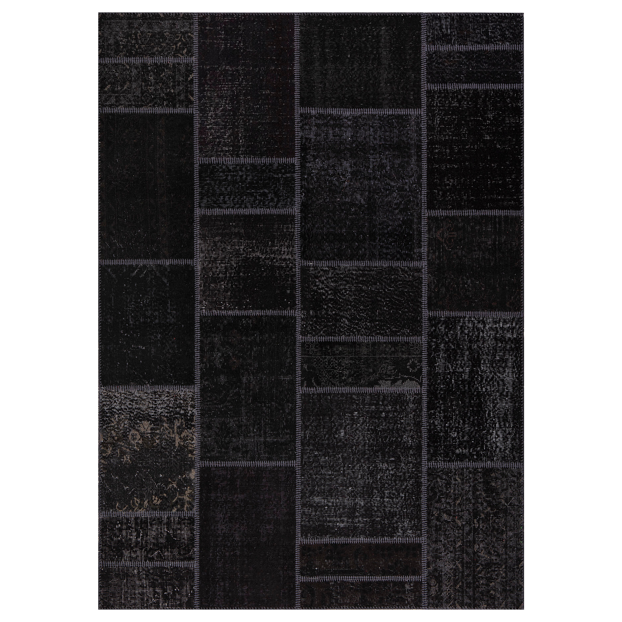 SILKEBORG Alfombra, pelo corto - colores variados gris - IKEA