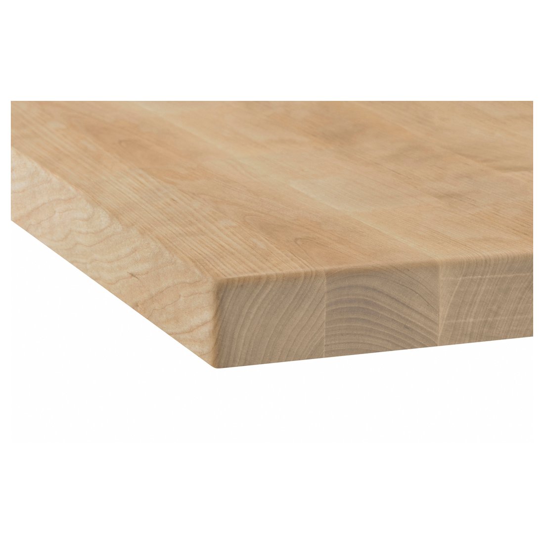 SKOGARP Encimera a medida, abedul/madera maciza, 10-45x4.0 cm - IKEA
