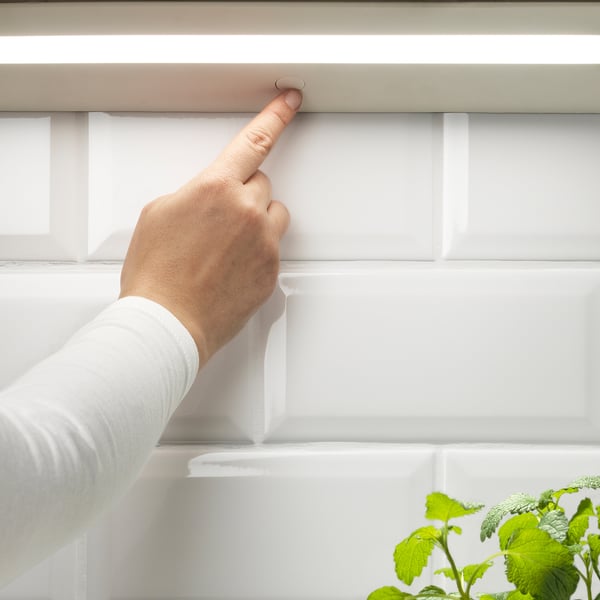 SLAGSIDA Iluminación encimera LED, blanco, 40 cm - IKEA