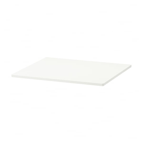 Tablero rectangular blanco plano, diseño sencillo.