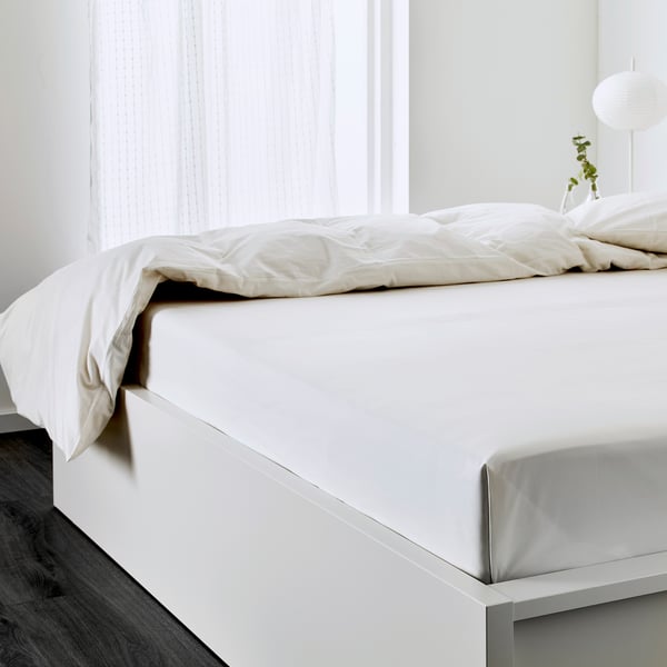 SÖMNTUTA Sábana, blanco, 240x260 cm IKEA
